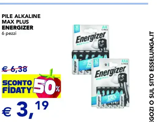 Pile alcaline Max Plus Energizer