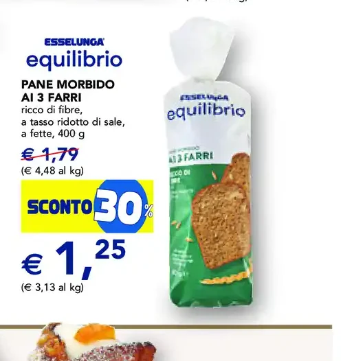 Pane morbido ai 3 farri