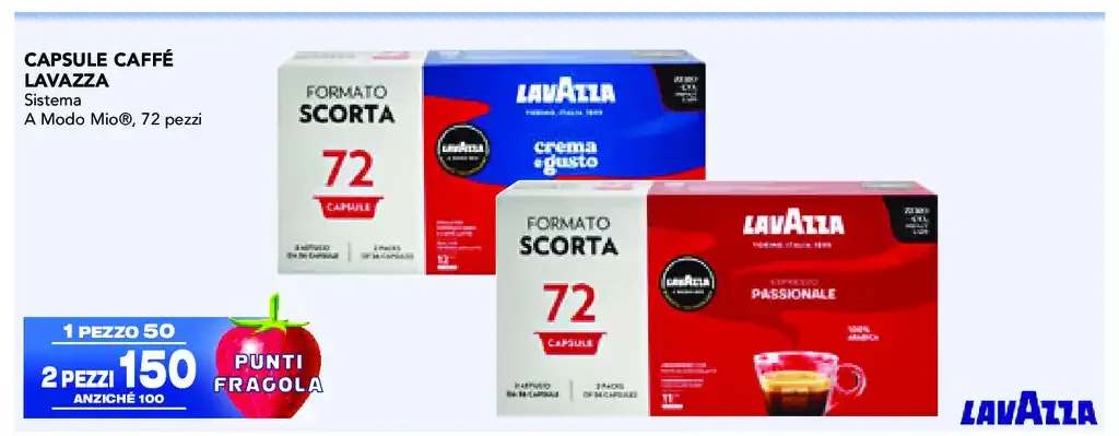 Capsule caffè Lavazza A Modo Mio