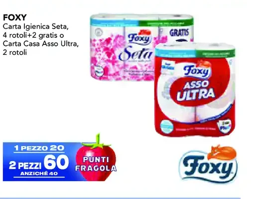 Foxy carta igienica e carta casa