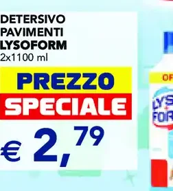Detersivo pavimenti Lysoform