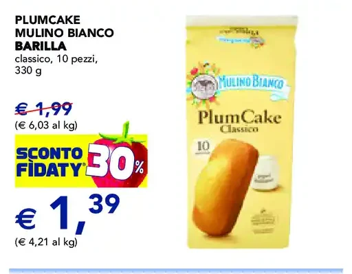 Plumcake Mulino Bianco Barilla