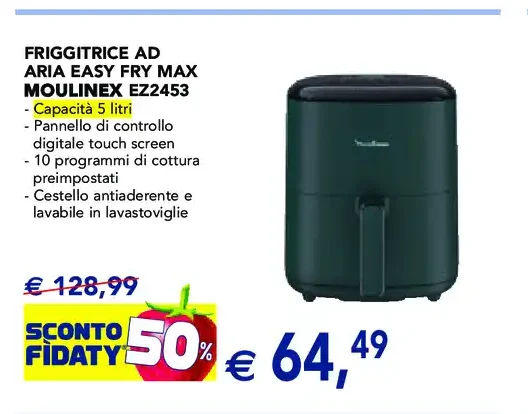 Friggitrice ad aria Easy Fry Max Moulinex EZ245