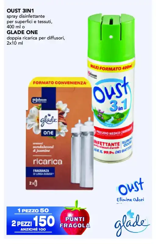 Profumatore Oust 3in1