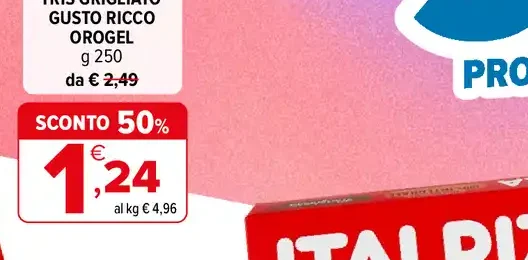 Tris Grigliato Gusto Ricco Orogel