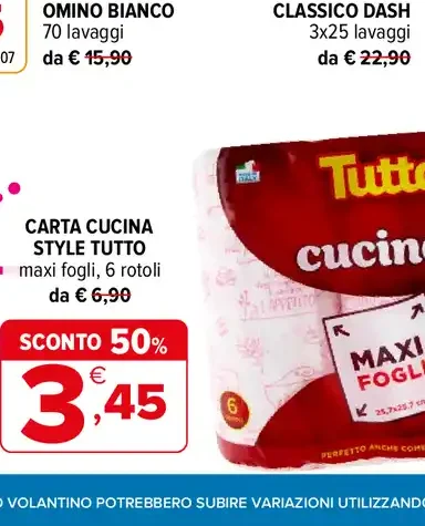 Carta cucina Style Tutto