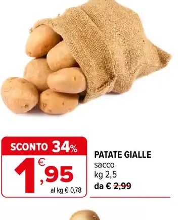 Patate gialle
