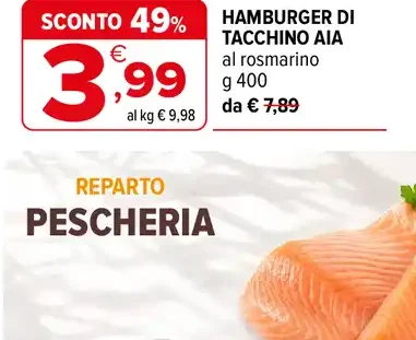 Hamburger di Tacchino Aia