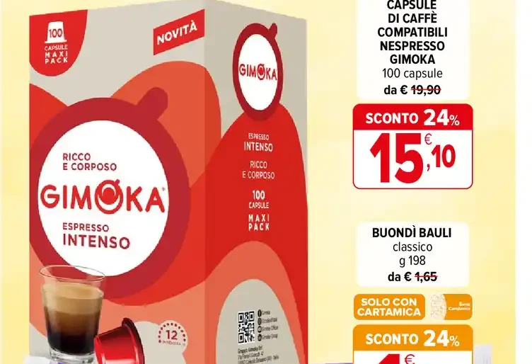 Capsule di Caffè Compatibili Nespresso Gimoka