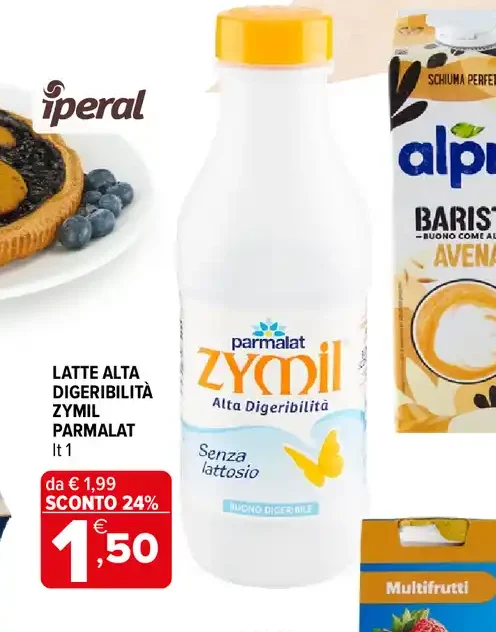 Latte Alta Digeribilità Zymil Parmalat