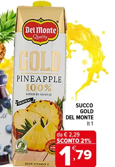 Succo Gold Del Monte ananas