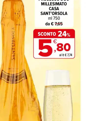 Prosecco DOC Millesimato Casa Sant'Orsola