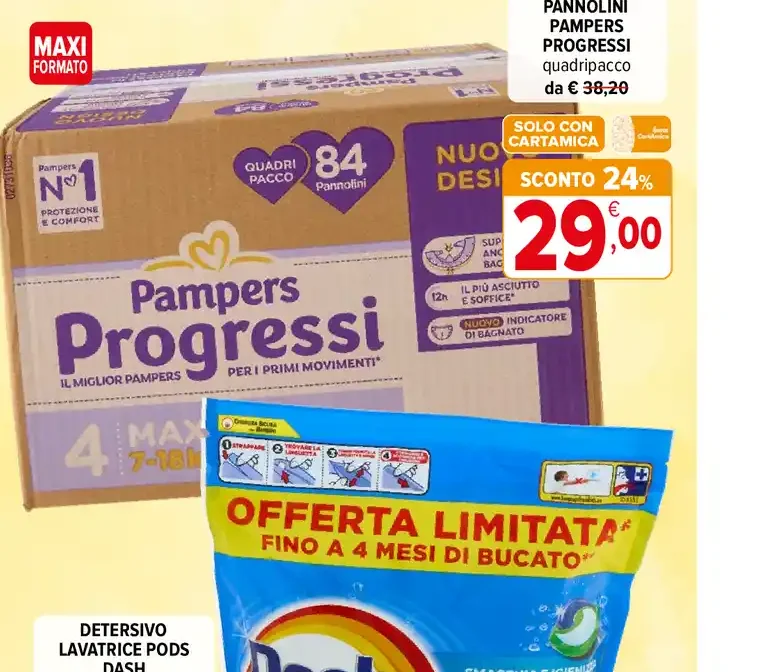 Pannolini Pampers Progressi