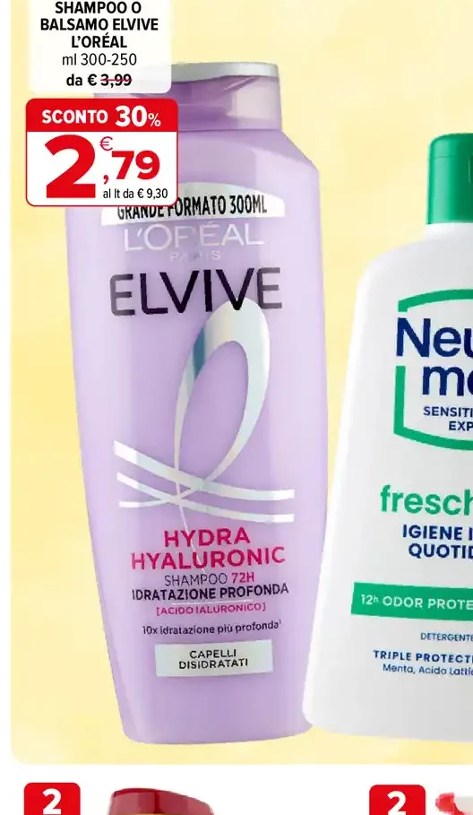 Shampoo o balsamo Elvive L'Oréal
