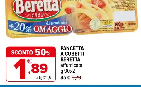 Pancetta affumicata a cubetti