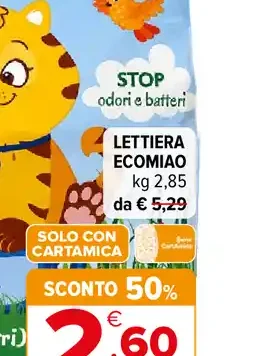 Lettiera EcoMiao agglomerante