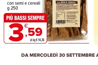 Grissini artigianali Iperal