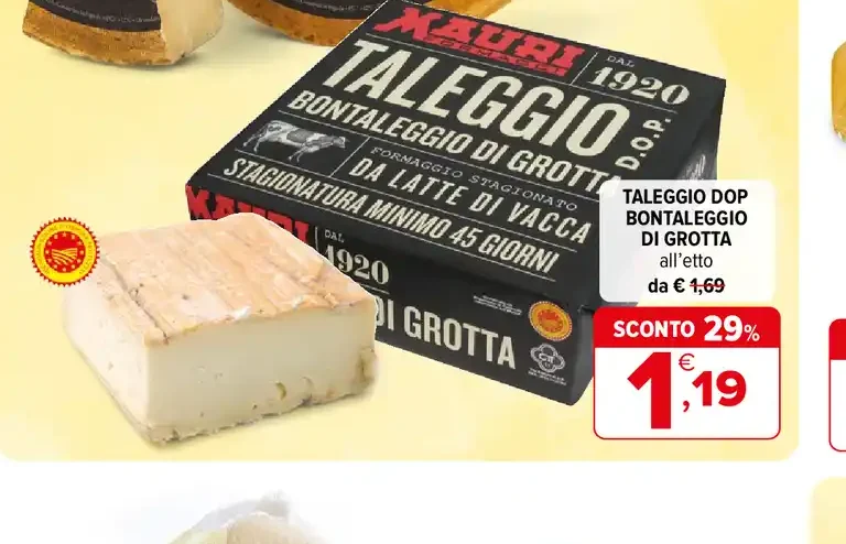 Taleggio DOP Bontaleggio di Grotta