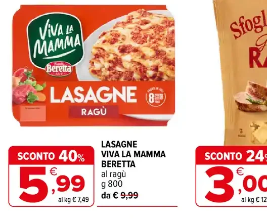 Lasagne Viva la Mamma Beretta