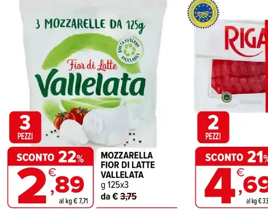 Mozzarella Fior di Latte Vallelata