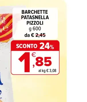 Barchette Patasnella Pizzoli