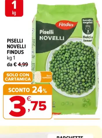 Piselli Novelli Findus