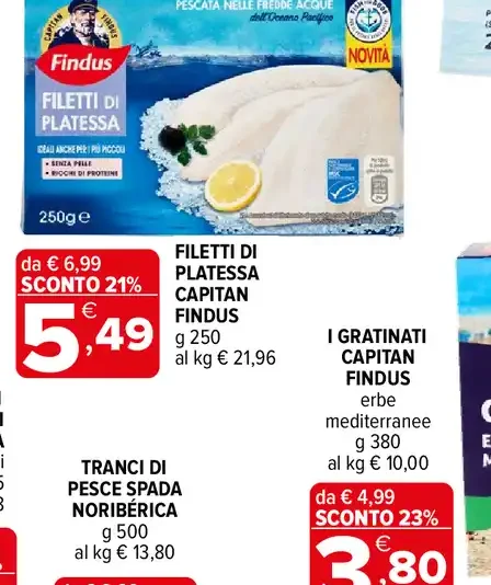 Filetti di Platessa Capitan Findus