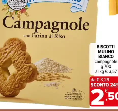 Biscotti Mulino Bianco Campagnole