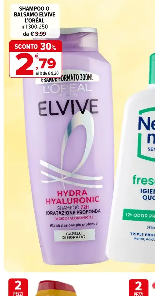 Shampoo o balsamo Elvive L'Oréal