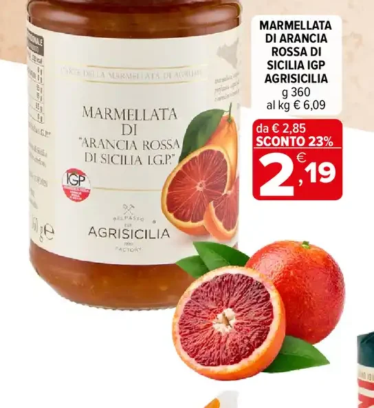 Marmellata di arancia rossa di Sicilia IGP Agrisicilia