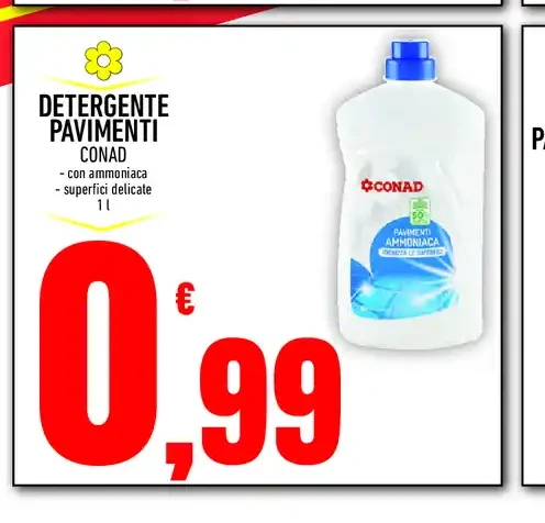 Detergente pavimenti Conad