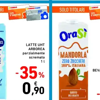 Latte UHT Arborea