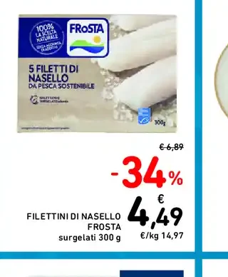 Filettini di nasello Frosta