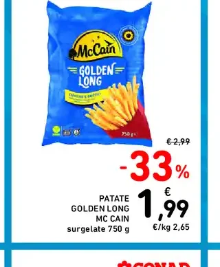 Patate Golden Long McCain