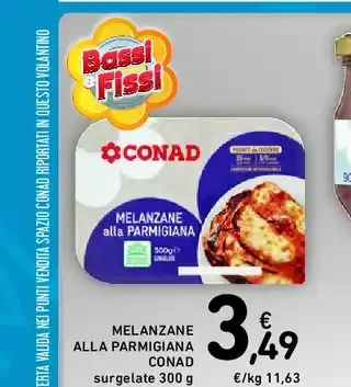 Melanzane alla parmigiana Conad