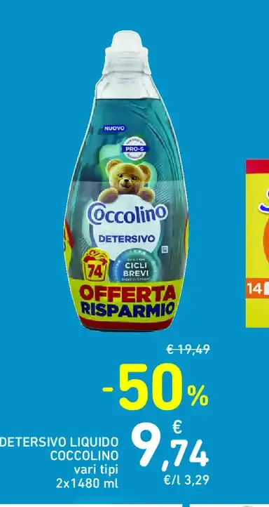Detersivo liquido Coccolino