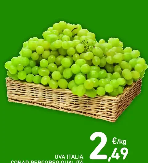Uva Italia Conad Percorso Qualità