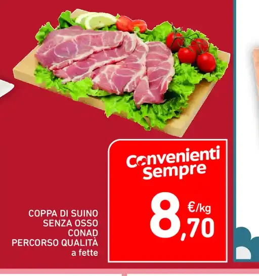 Coppa di suino senza osso