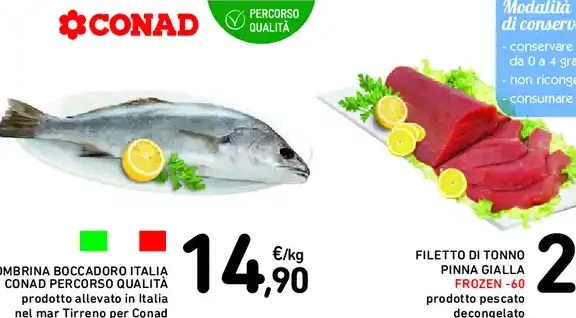 Ombrina boccadoro Italia Conad Percorso Qualità