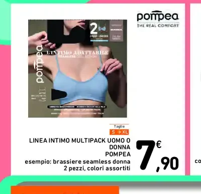 Linea intimo multipack uomo o donna Pompea