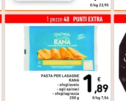 Pasta per lasagne Rana