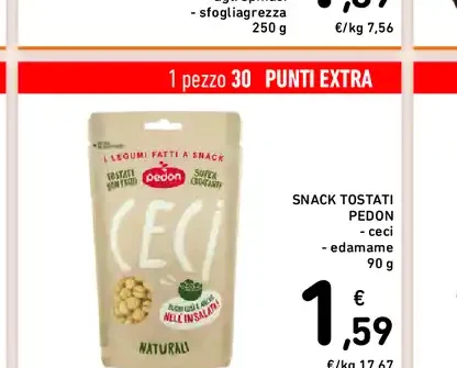 Snack tostati Pedon