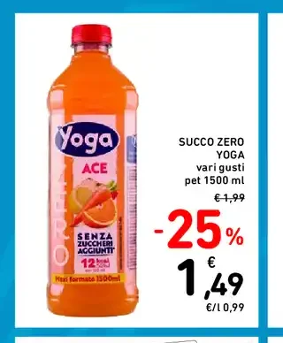 Succo zero Yoga Ace