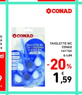 Tavolette WC Conad