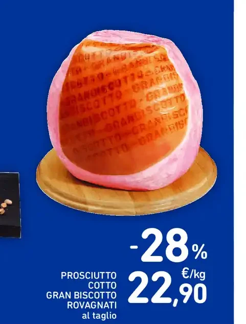 Prosciutto cotto Gran Biscotto Rovagnati