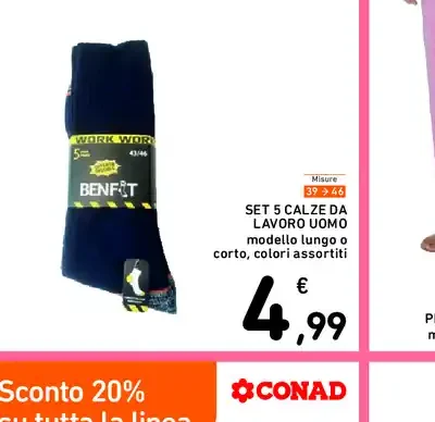 Calze da lavoro uomo