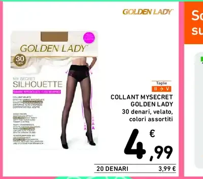 Collant My Secret Golden Lady