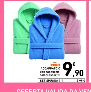 Accappatoio con cappuccio