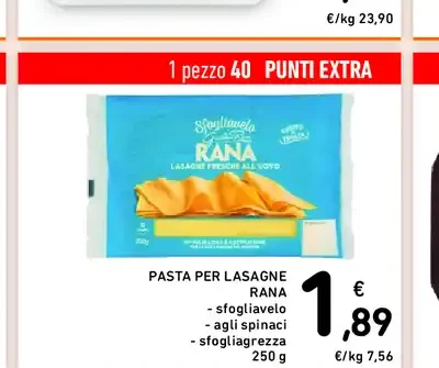 Pasta per lasagne Rana