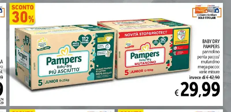 Pannolini Baby Dry